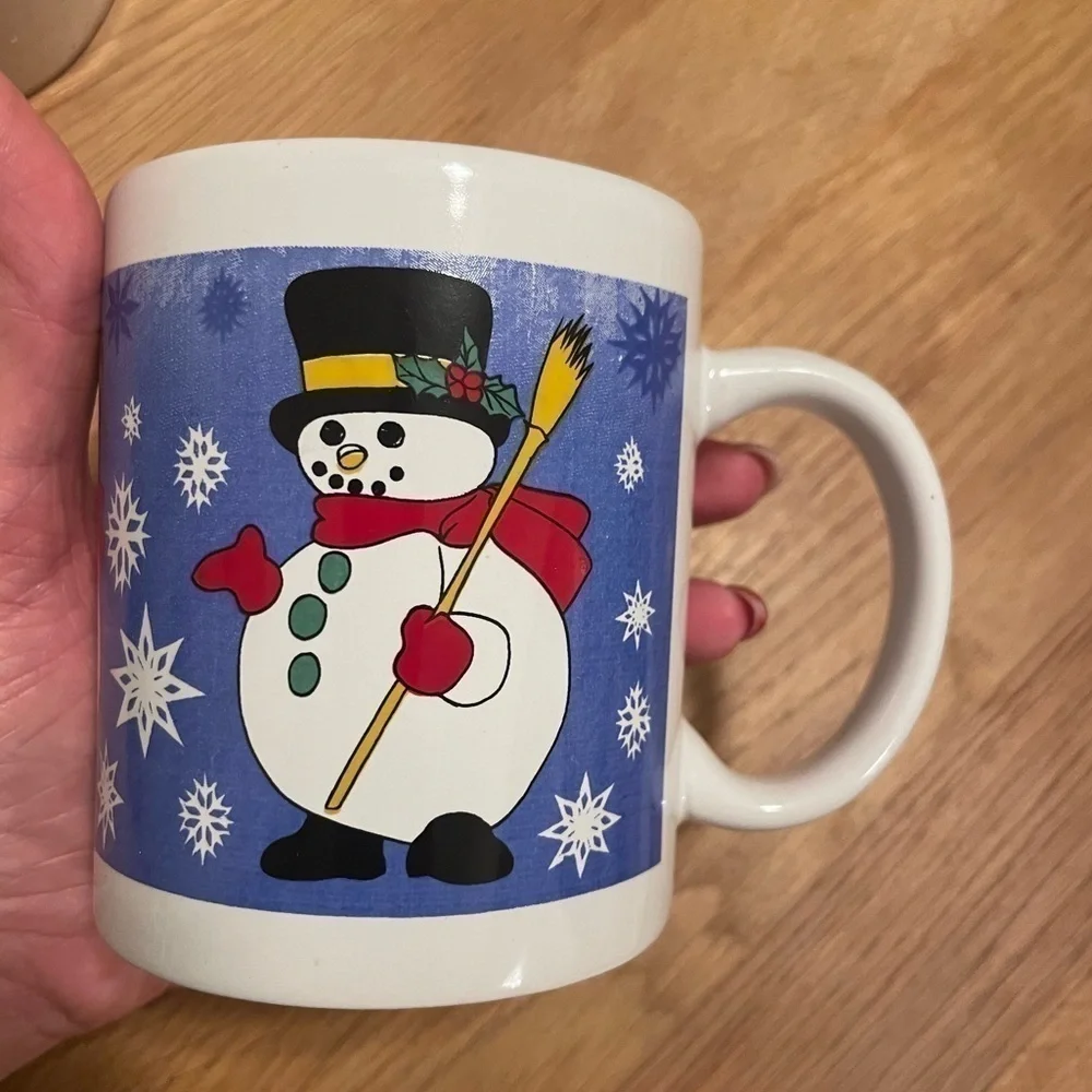 Snowman winter‎ holidays mug